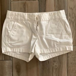White Chino shorts